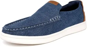 Nautica Men's Slip-On Loafers Casual Moc Toe Sneakers Boat Shoes Slipper for Men – Lightweight & Comfortable - Derwin