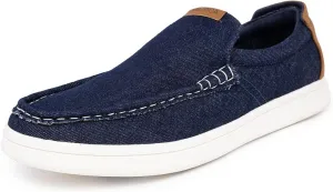 Nautica Men's Slip-On Loafers Casual Moc Toe Sneakers Boat Shoes Slipper for Men – Lightweight & Comfortable - Derwin