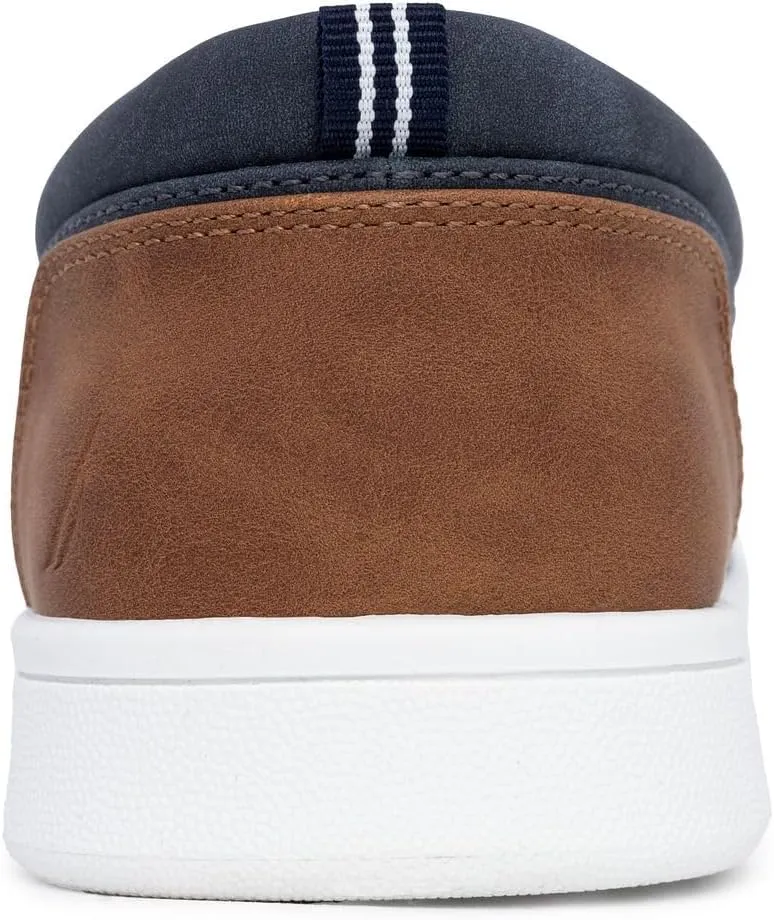 Nautica Men's Slip-On Loafers Casual Moc Toe Sneakers Boat Shoes Slipper for Men – Lightweight & Comfortable - Derwin