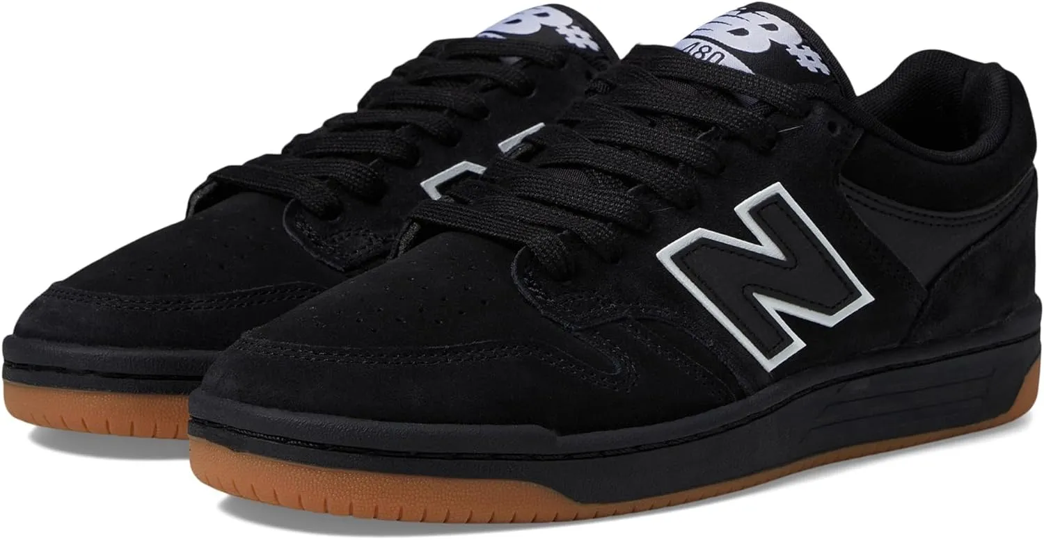 New Balance Men's 480 Numeric Skate Shoe, Black, 11.5