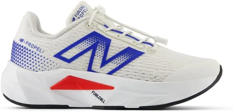 New Balance Unisex-Child FuelCell Propel V5 Bungee Running Shoe