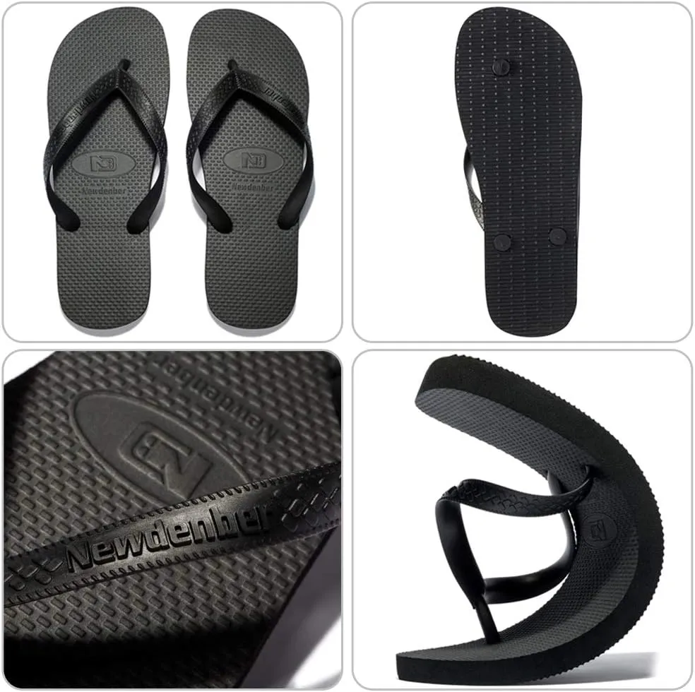 NewDenBer Men's Women's Classical Comfortable EVA Rubber Sandal Flip Flops