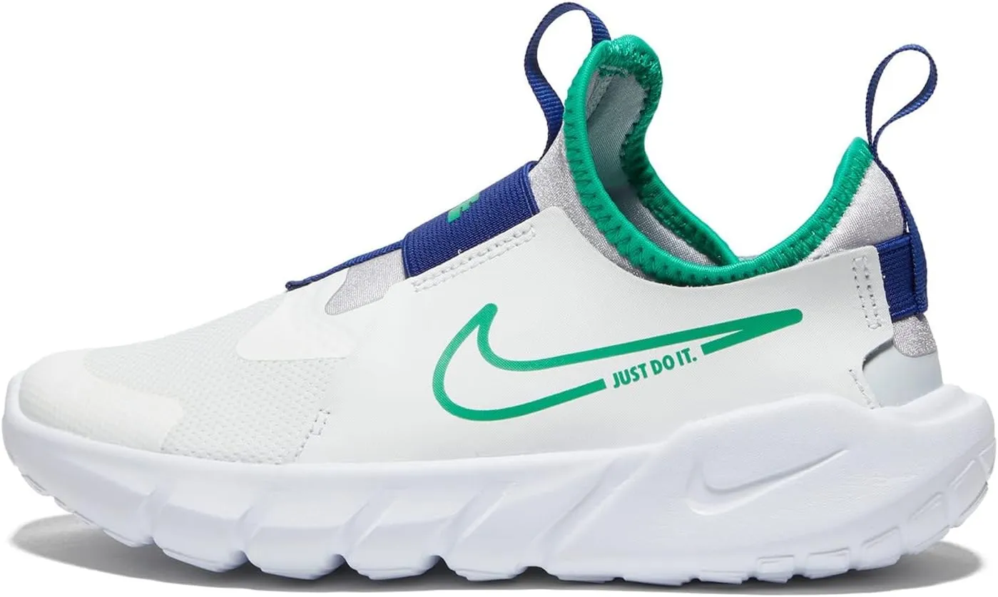 Nike Flex Runner 2 (Little Kid) Summit White/Stadium Green/Pure Platinum 3 Little Kid M