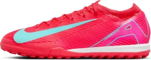 Nike Mercurial Vapor 16 Pro TF Low-Top Soccer Shoes (FQ8687-800, Ember Glow/Aurora Green)