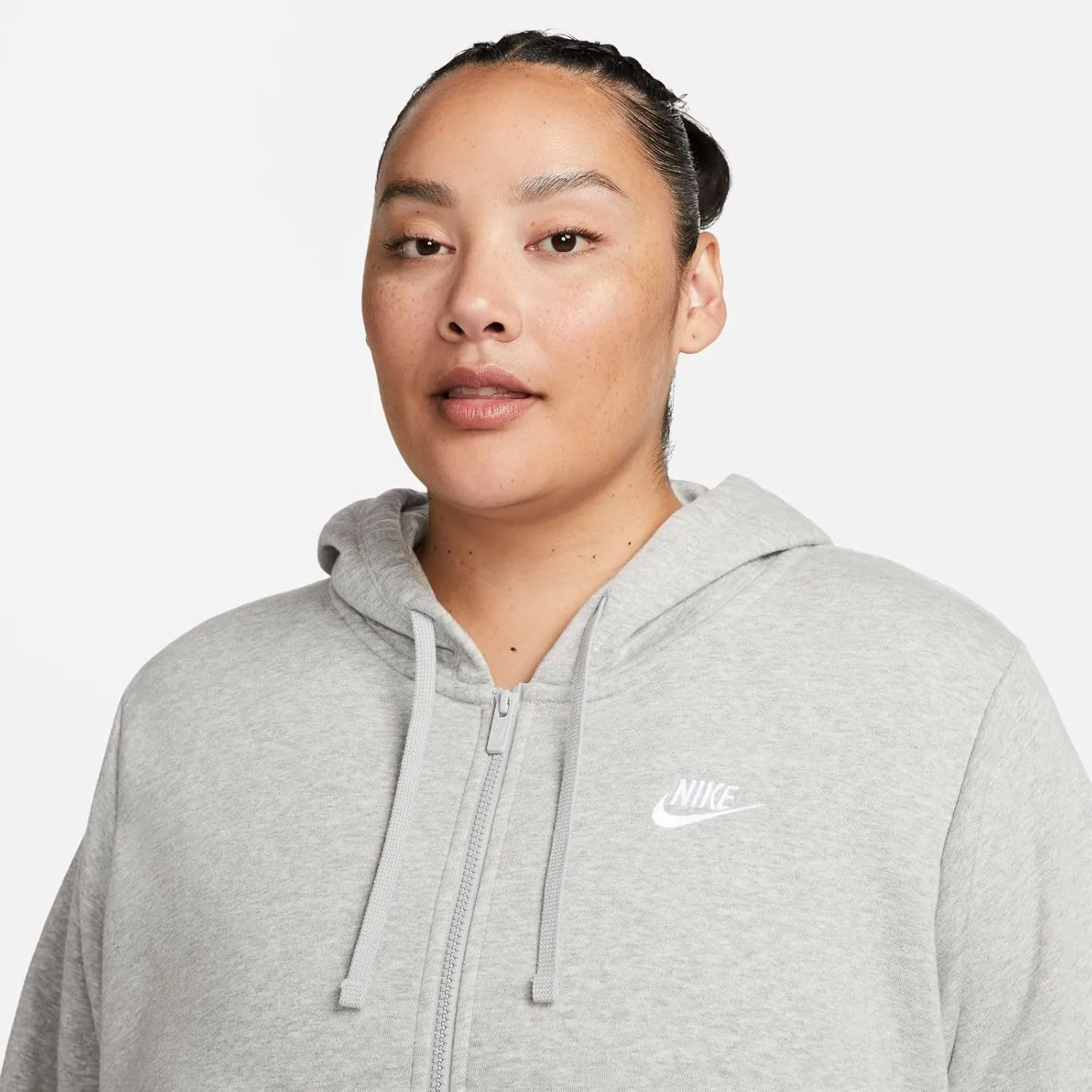 Nike Plus Size Sportswear Club Fleece Women's Full-Zip Hoodie