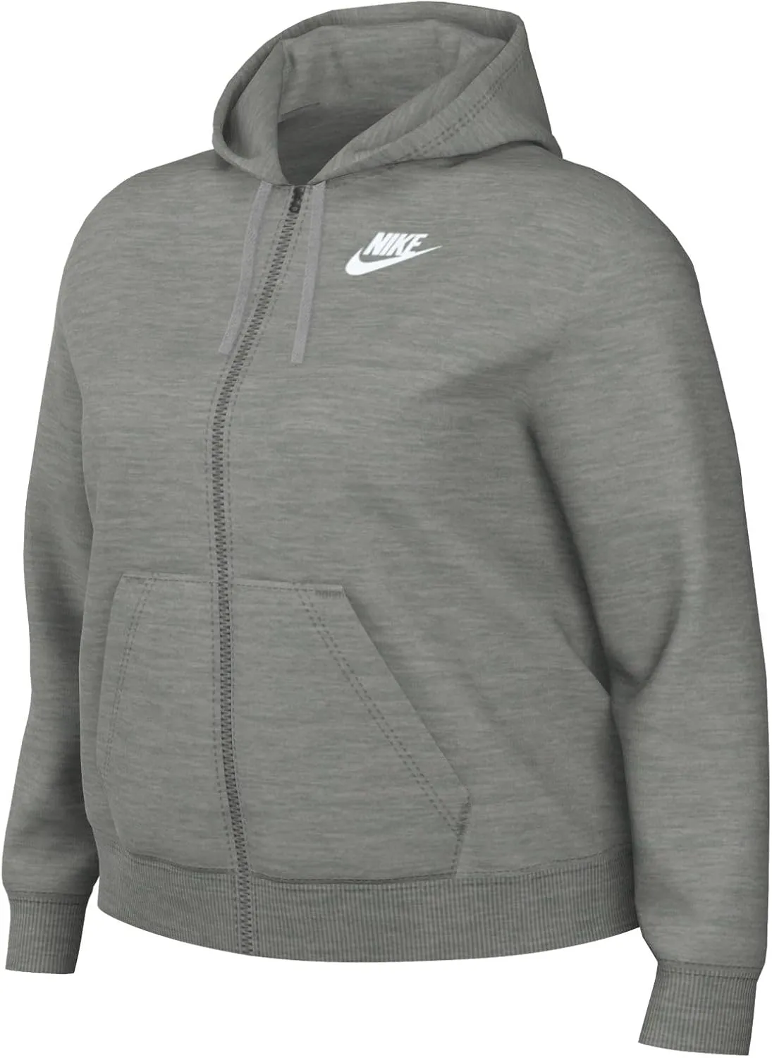 Nike Plus Size Sportswear Club Fleece Women's Full-Zip Hoodie