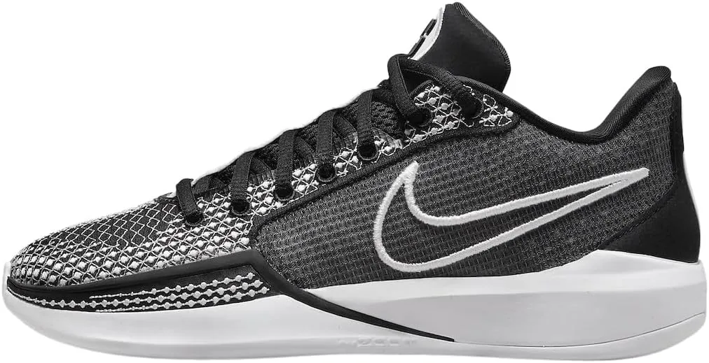 Nike Sabrina 1 (Team) Basketball Shoes (FQ3391-002, Black/Black/White) Size 6.5