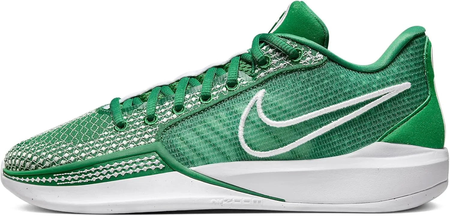 Nike Sabrina 1 (Team) Basketball Shoes (FQ3391-300, Apple Green/Apple Green/White) Size 9.5
