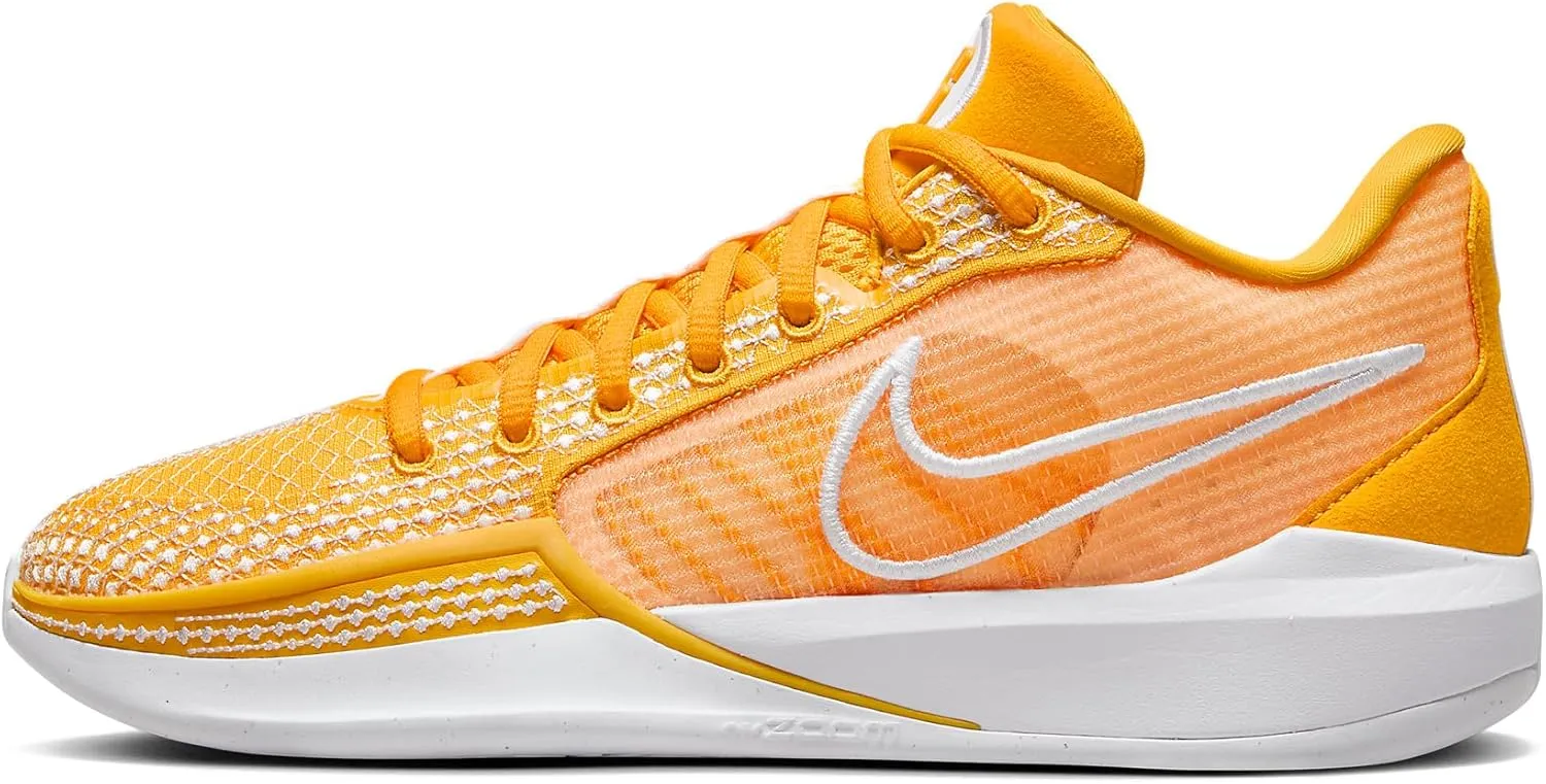 Nike Sabrina 1 (Team) Basketball Shoes (FQ3391-700, University Gold/University Gold/White) Size 5