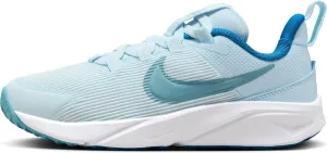 Nike Star Runner 4 Little Kids' Shoes (DX7614-404, Glacier Blue/Astronomy Blue) Size 12