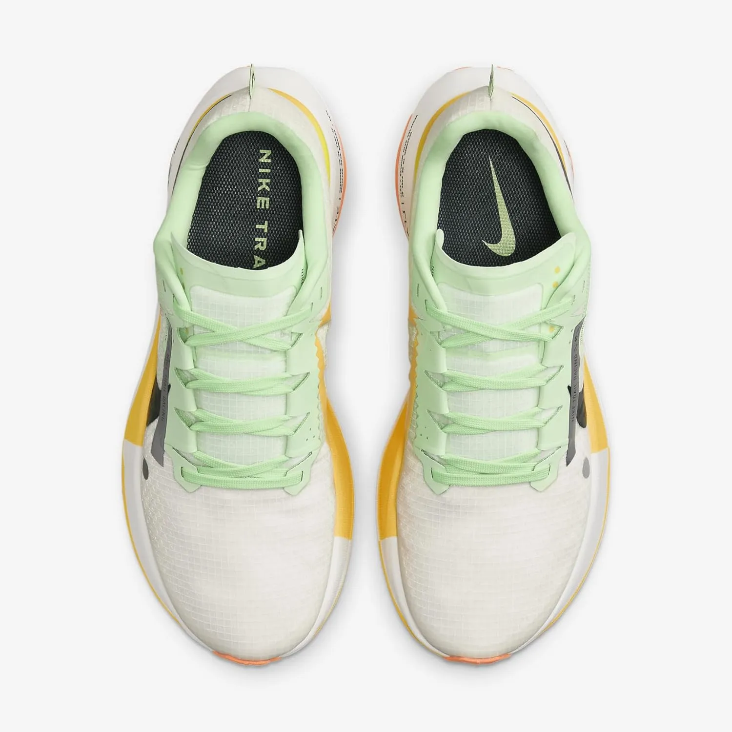 Nike Ultrafly Men's Trail Racing Shoes (DX1978-102, Summit White/Vapor Green/Laser Orange/Black)