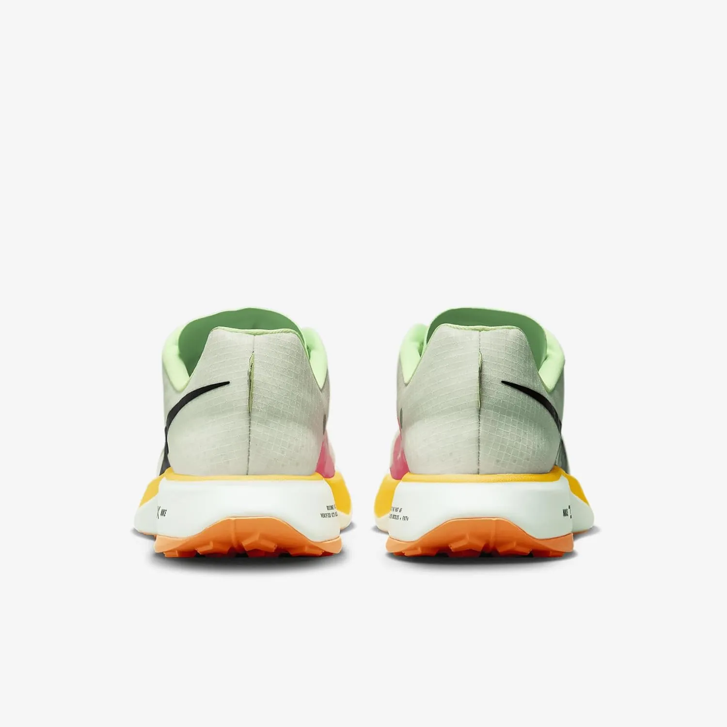 Nike Ultrafly Men's Trail Racing Shoes (DX1978-102, Summit White/Vapor Green/Laser Orange/Black)
