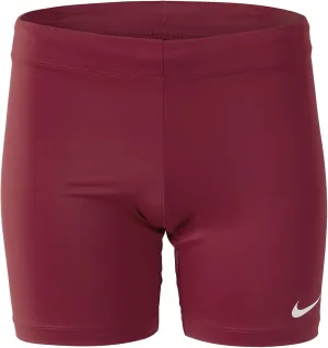 Nike Womens Half Tight Compression Running Short (Large, Cardinal)