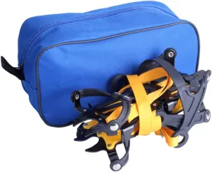 NOLITOY 1Pair Crampons for Winter Hiking Ice Cleats with Manganese Spikes for Maximum Traction Snow and Ice for Boots and Shoes for Outdoor Enthusiasts