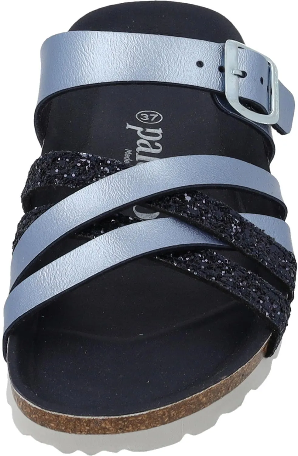 Novati Women's Mules - Elegant Sandals Made in Spain - Comfortable Slippers with Cork Footbed - Fashionable Summer Shoes