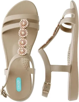 Oka-B Women's Morgan Flat Sandal with Straps
