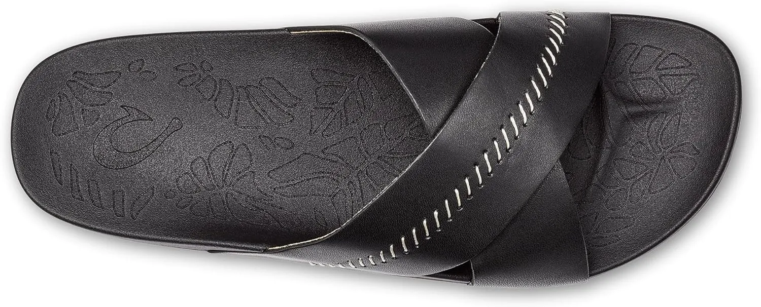 OLUKAI Kipe‘a 'Olu Women's Slide Sandal, Everyday Stylish Shoe, All-Day Wear & Comfortable Fit