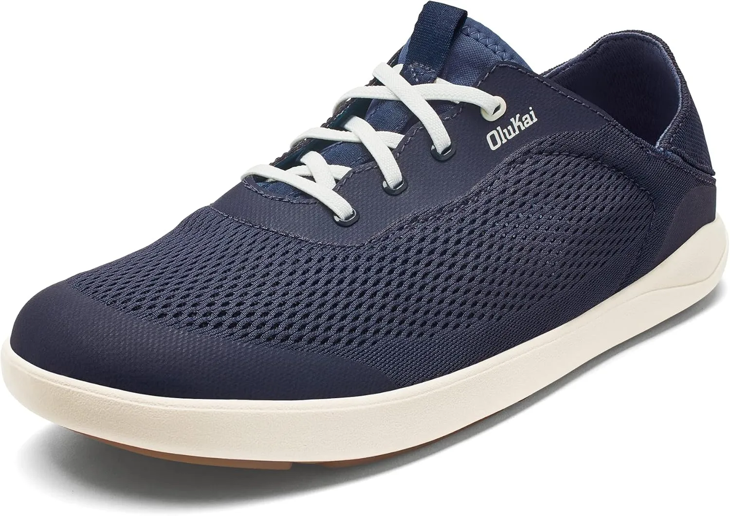 OLUKAI Moku Pae Men's Boat Shoes, Water Resistant & Breathable Mesh, Easy Slip On Design, Quick-Drying & Enhanced Traction