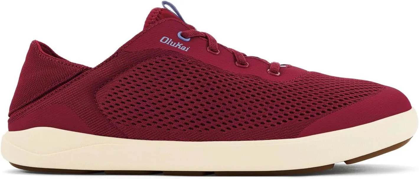 OLUKAI Moku Pae Men's Boat Shoes, Water Resistant & Breathable Mesh, Easy Slip On Design, Quick-Drying & Enhanced Traction