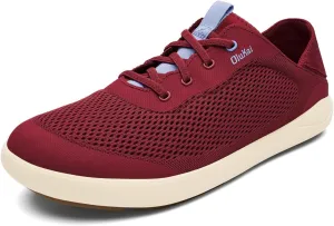 OLUKAI Moku Pae Men's Boat Shoes, Water Resistant & Breathable Mesh, Easy Slip On Design, Quick-Drying & Enhanced Traction