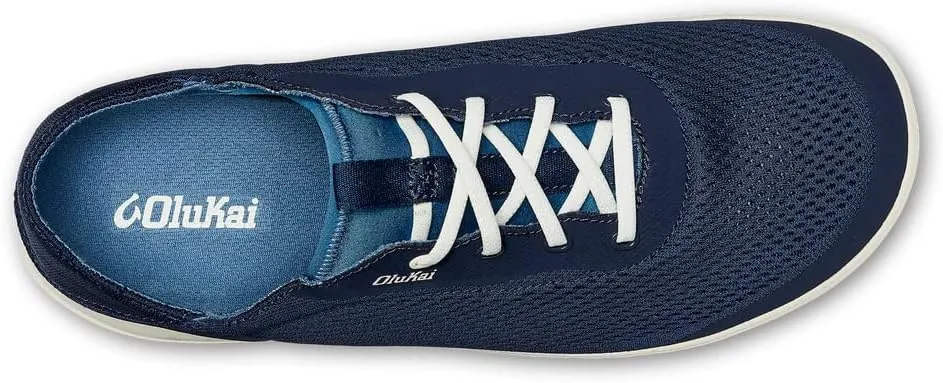 OLUKAI Moku Pae Men's Boat Shoes, Water Resistant & Breathable Mesh, Easy Slip On Design, Quick-Drying & Enhanced Traction