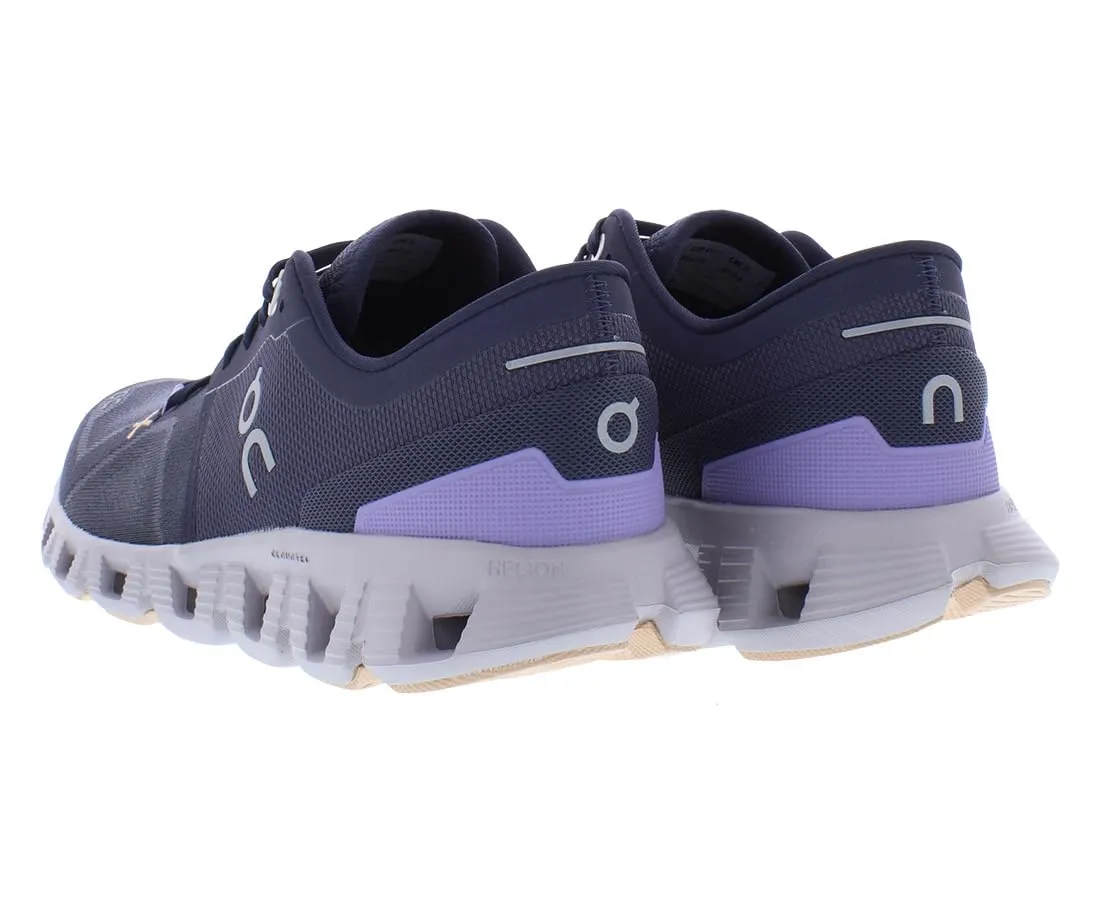 On Women's Cloud X 3 Sneakers, Iron/Fade, 10 Medium US