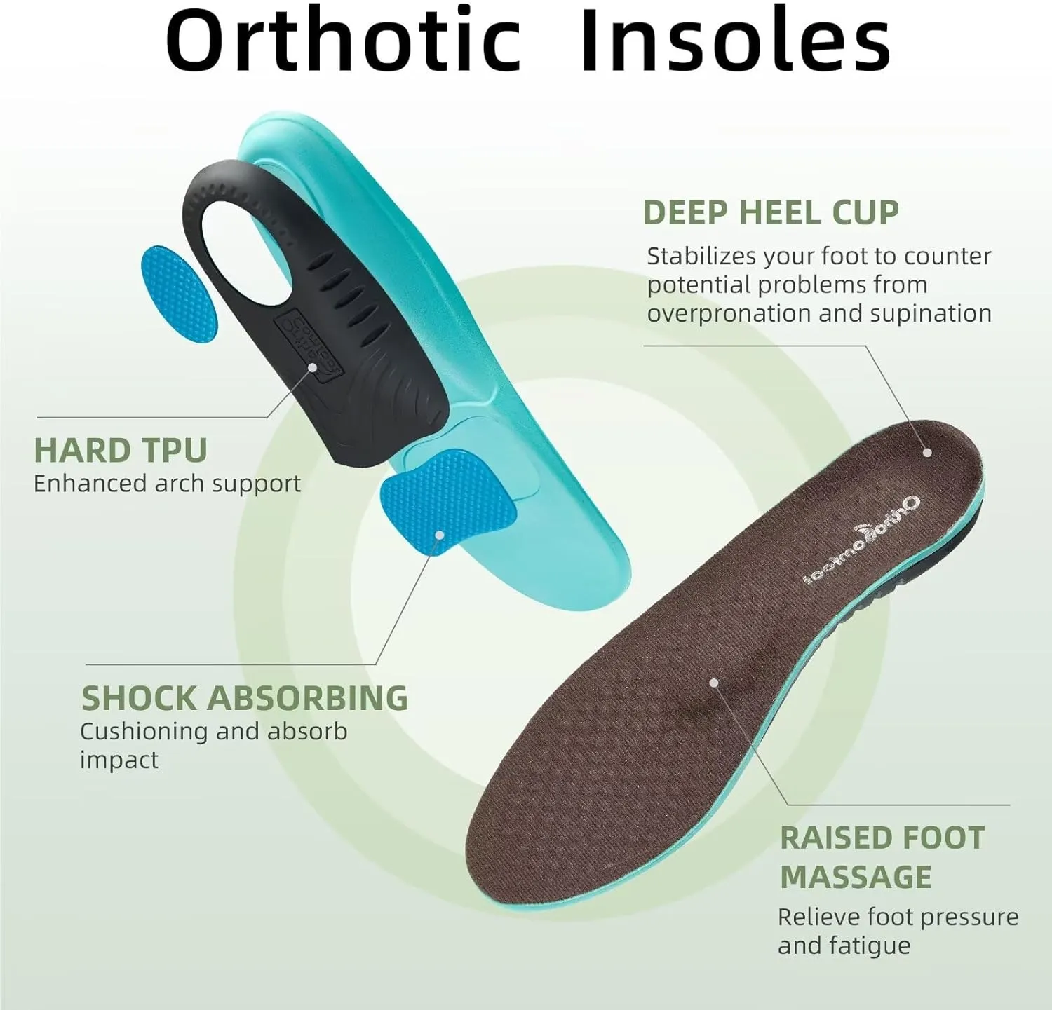 OrthoComfoot Men's Orthopedic Leather Dress Walking Shoes: Comfortable Arch Support Slip-Ons Loafers for Plantar Fasciitis, Casual Business Orthotic Slippers for Foot and Heel Pain Relief