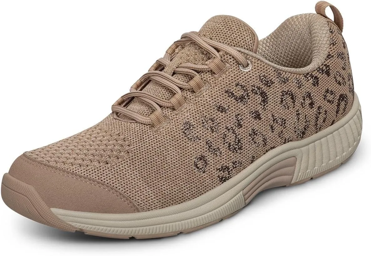 Orthofeet Women's Orthopedic Knit Coral Sneakers