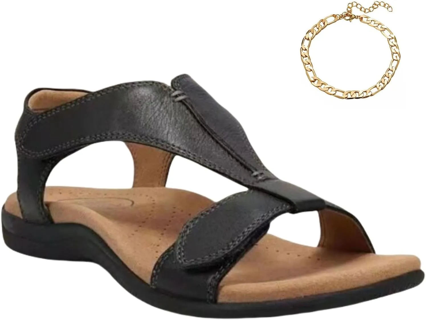 Orthowalkway Womens Sandals, Orthowalkway Shoes, Women's Comfy Orthotic Sandals Casual Summer Orthopedic Beach Shoes comfy orthotic sandals