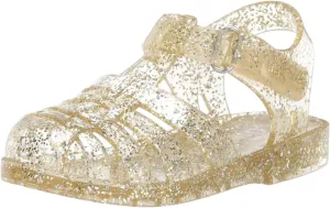 OshKosh B'Gosh Girl's Marie Jelly Sandal, Gold, 11 M US Little Kid