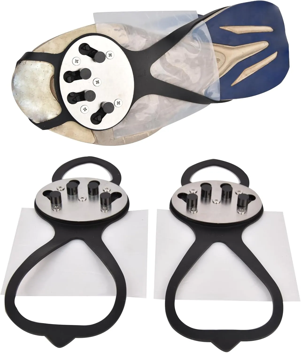 Outdoor Flint Skateboarding Bicycle Foot Brake Sparks Grinding Ground Motorcycle Sole Shoe Cover Skateboard Flint Set