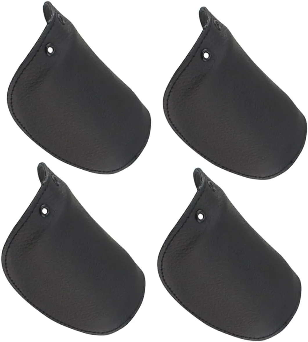 Outdoor/indoor Safety Shoes Covers 2 Pairs Shoes Insulation Anti-smash Easy Install Cowhide Material