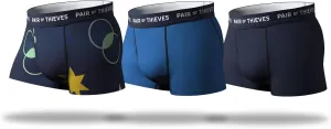 Pair of Thieves 2 & 3 Pack Super Fit Men’s Trunks Underwear, AMZ Exclusive