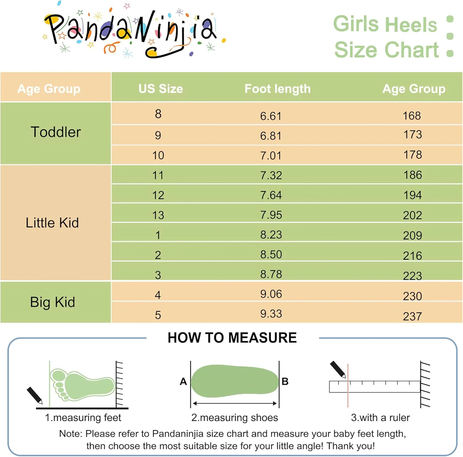 PANDANINJIA Girls Dress Shoes Toddler Little Big Kid Chunky Heels Wedding Party School PNEMY Flower Girl Shoes