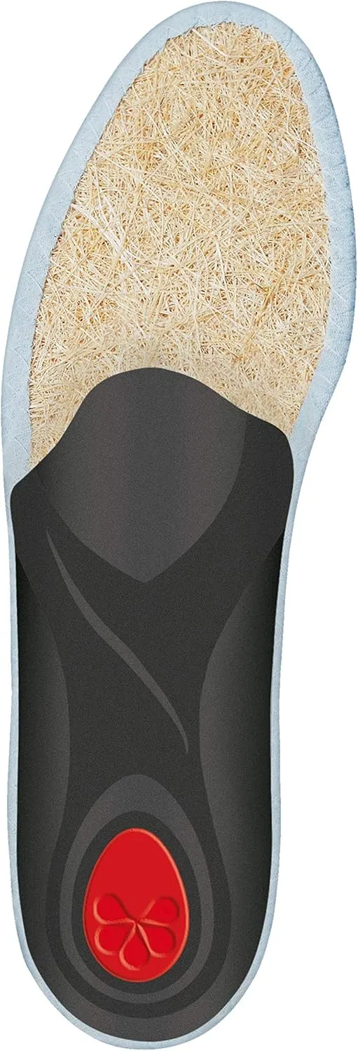 Pedag Viva Summer Terry Cotton Sockless Orthotic Insoles, Blue, Handmade in Germany, 1 Pair, Women US 10/ Men 7/ EU 40