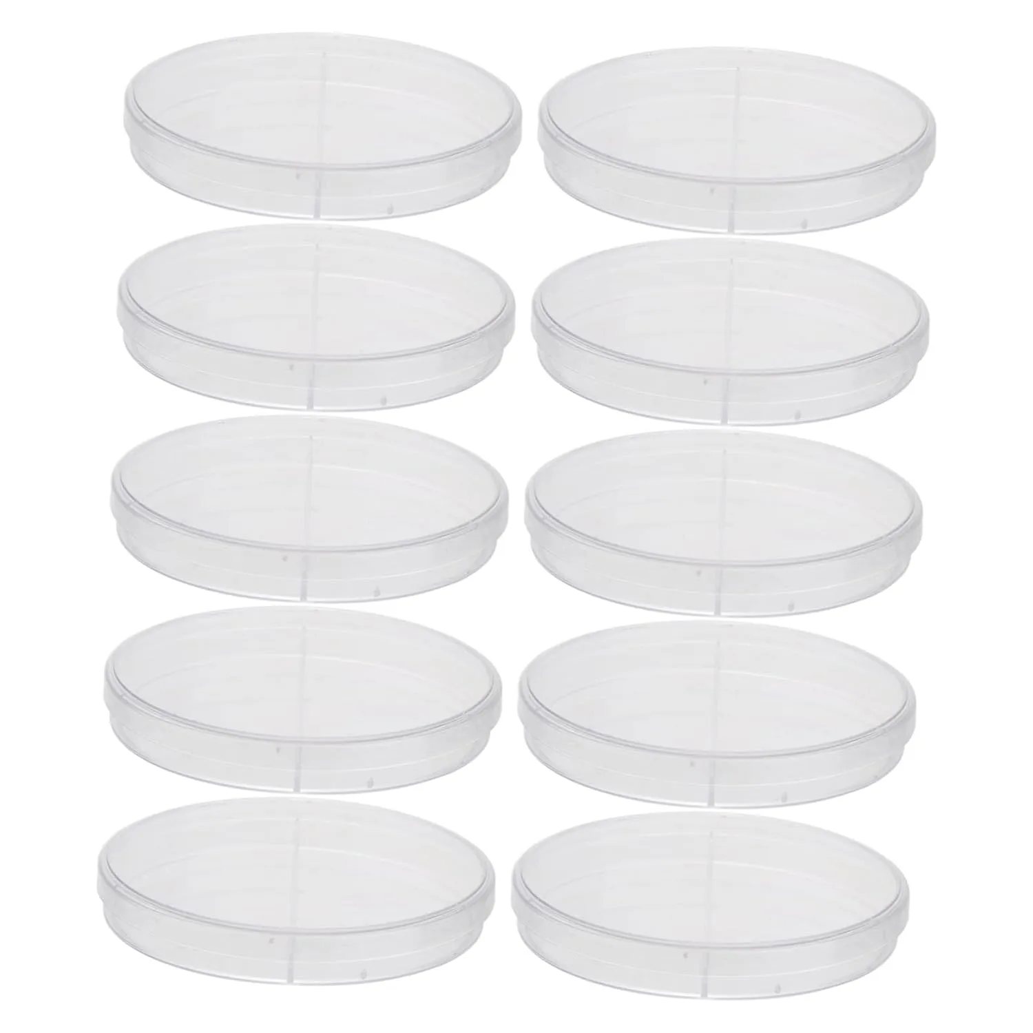 Petri Dish 10pcs Culture Plate Set Dosh Lids for School Lab Experiments