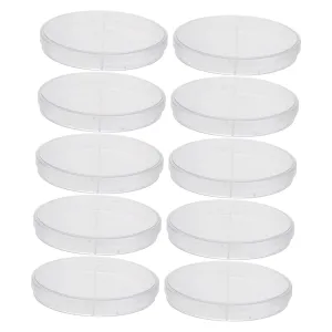 Petri Dish 10pcs Culture Plate Set Dosh Lids for School Lab Experiments