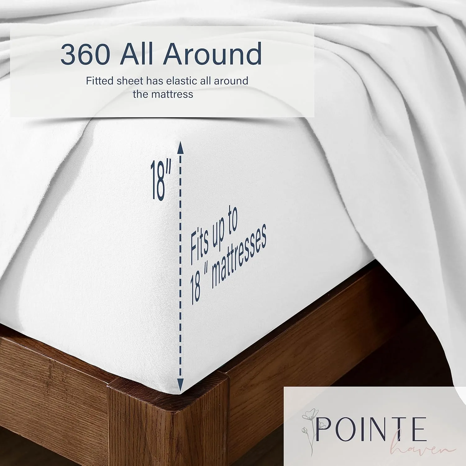 Pointehaven 180 GSM Luxury 100% Soft Cotton Printed Flannel Sheet Set, Twin, Farmhouse Plaid - Warm & Cozy - Pre-Shrunk -Deep Pockets - Elastic All Around-Comfy Double Brushed -