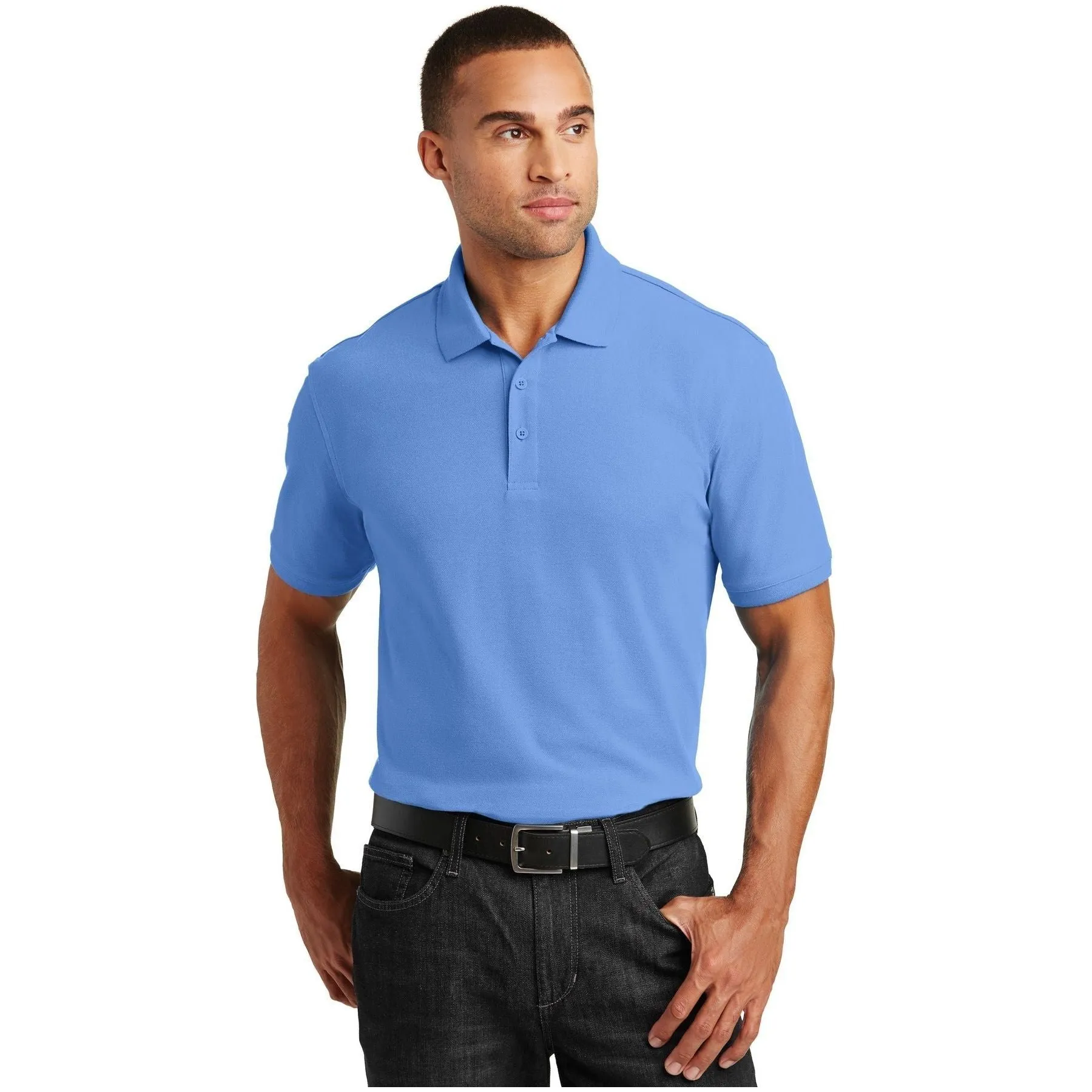 Port Authority ®  Core Classic Pique Polo. K100 - Bright Kelly Green - Port Authority K100