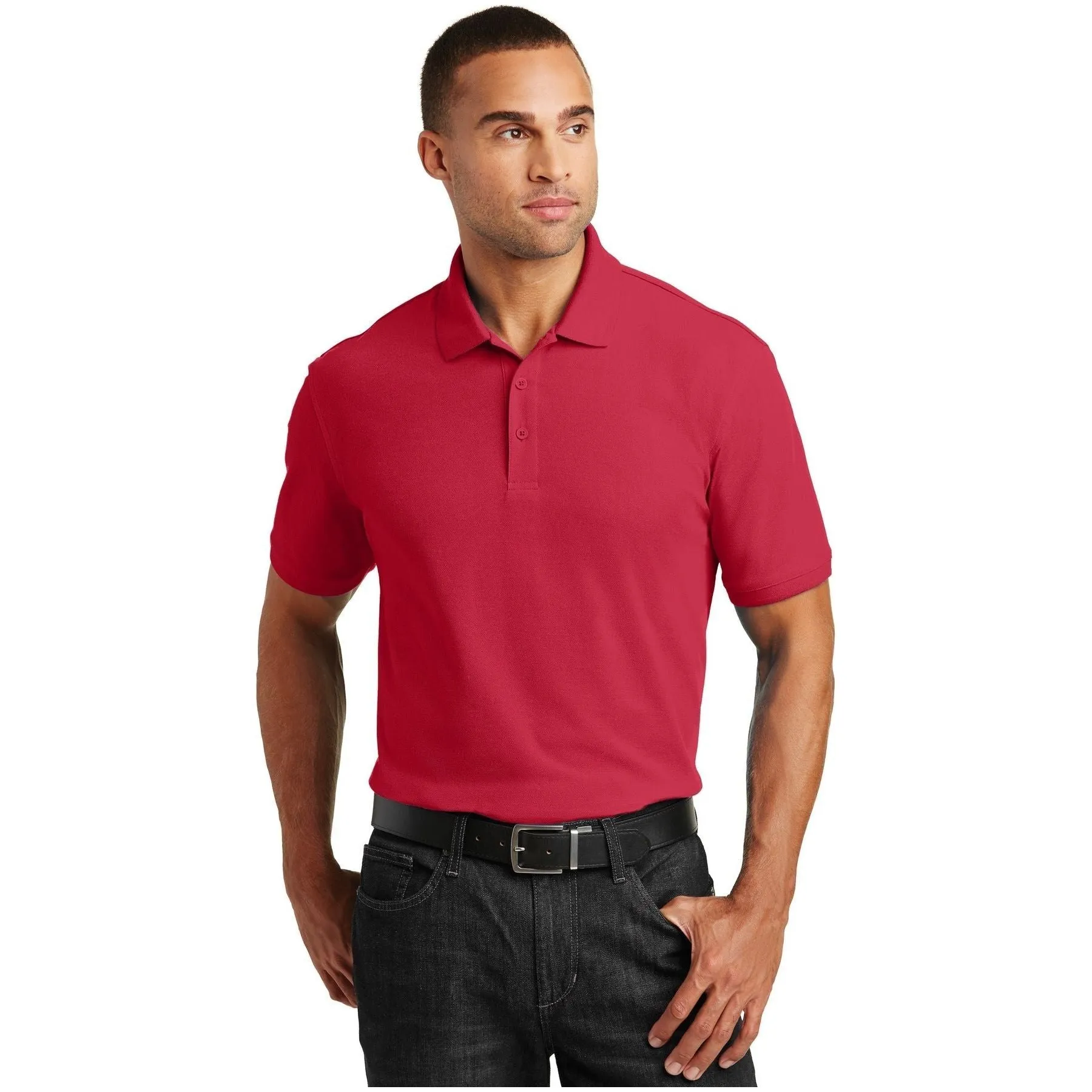 Port Authority ®  Core Classic Pique Polo. K100 - Bright Kelly Green - Port Authority K100