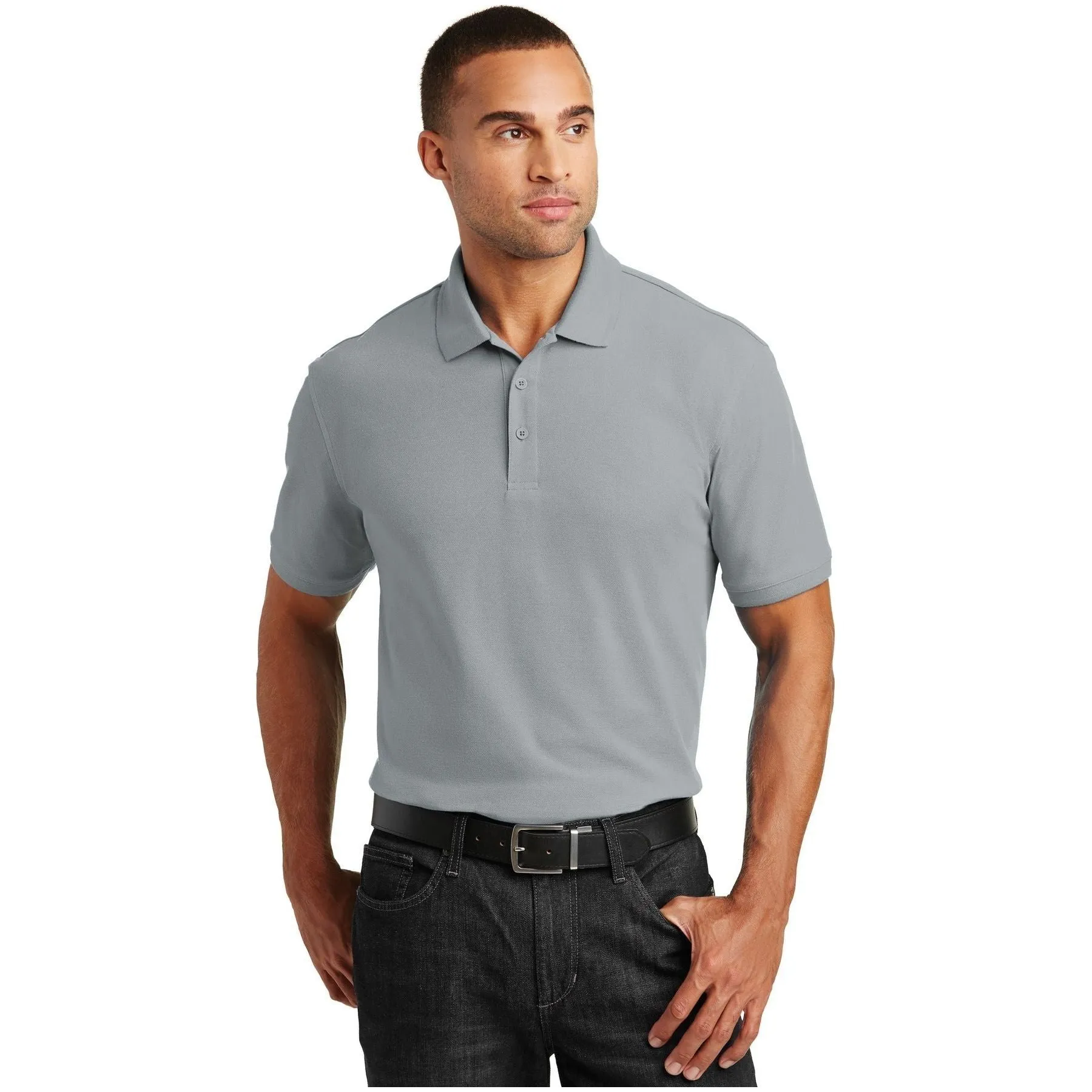 Port Authority ®  Core Classic Pique Polo. K100 - Bright Kelly Green - Port Authority K100