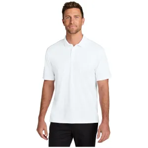 Port Authority ®  Wearever Performance Pique Polo K240 - White - Port Authority K240