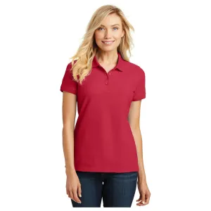 Port Authority ®  Women's Core Classic Pique Polo. L100 - Rich Red - Port Authority L100