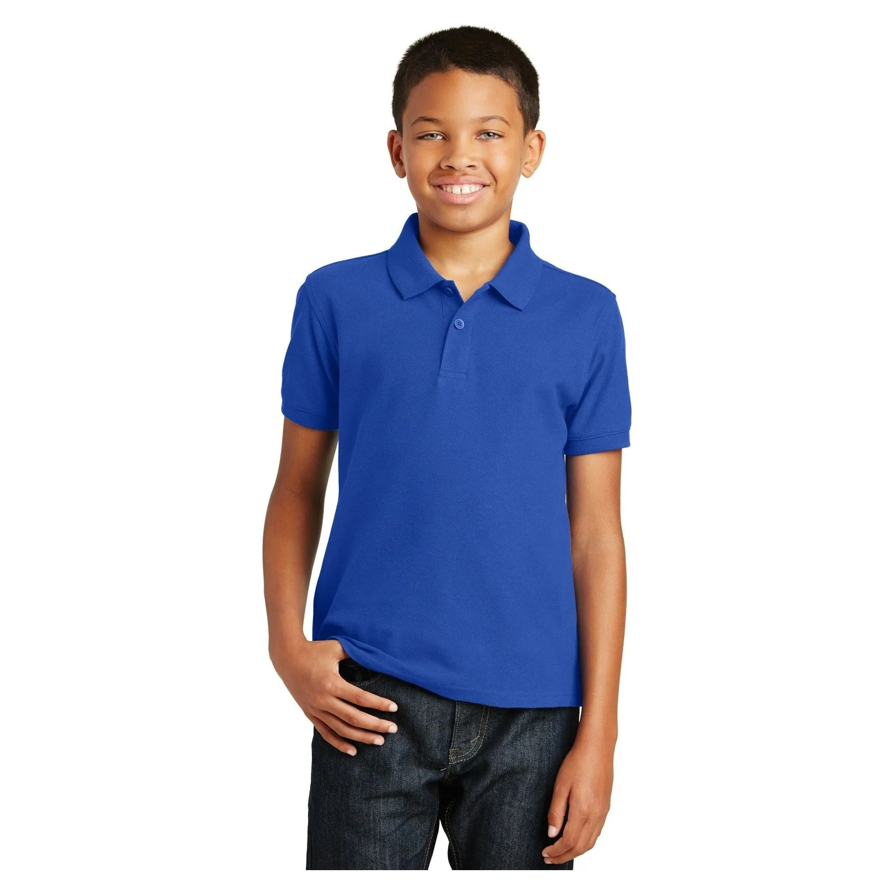 Port Authority ®  Youth Core Classic Pique Polo. Y100 - Port Authority Y100