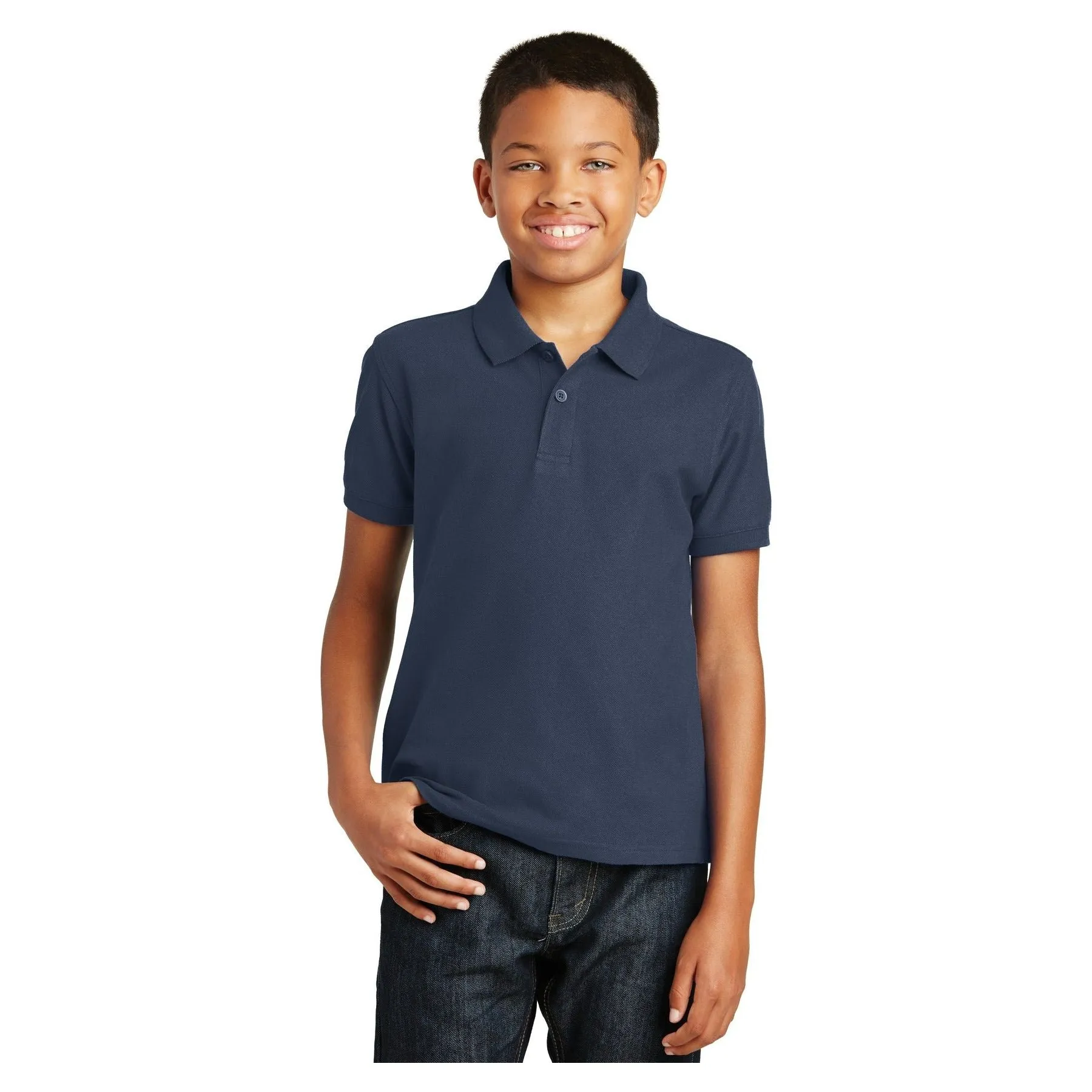 Port Authority ®  Youth Core Classic Pique Polo. Y100 - Port Authority Y100