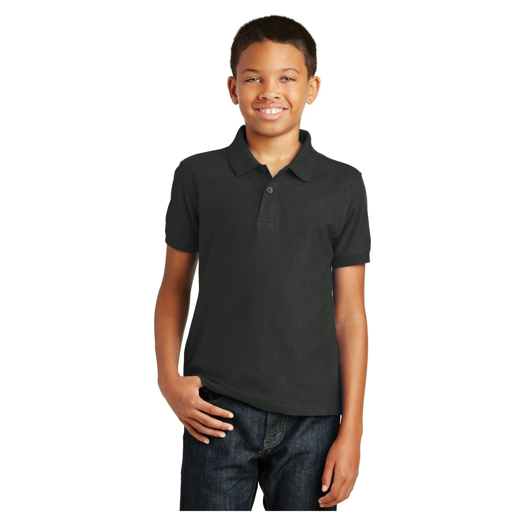 Port Authority ®  Youth Core Classic Pique Polo. Y100 - Port Authority Y100