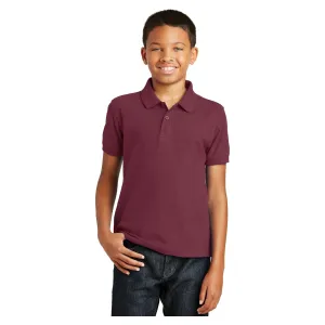 Port Authority ®  Youth Core Classic Pique Polo. Y100 - Port Authority Y100