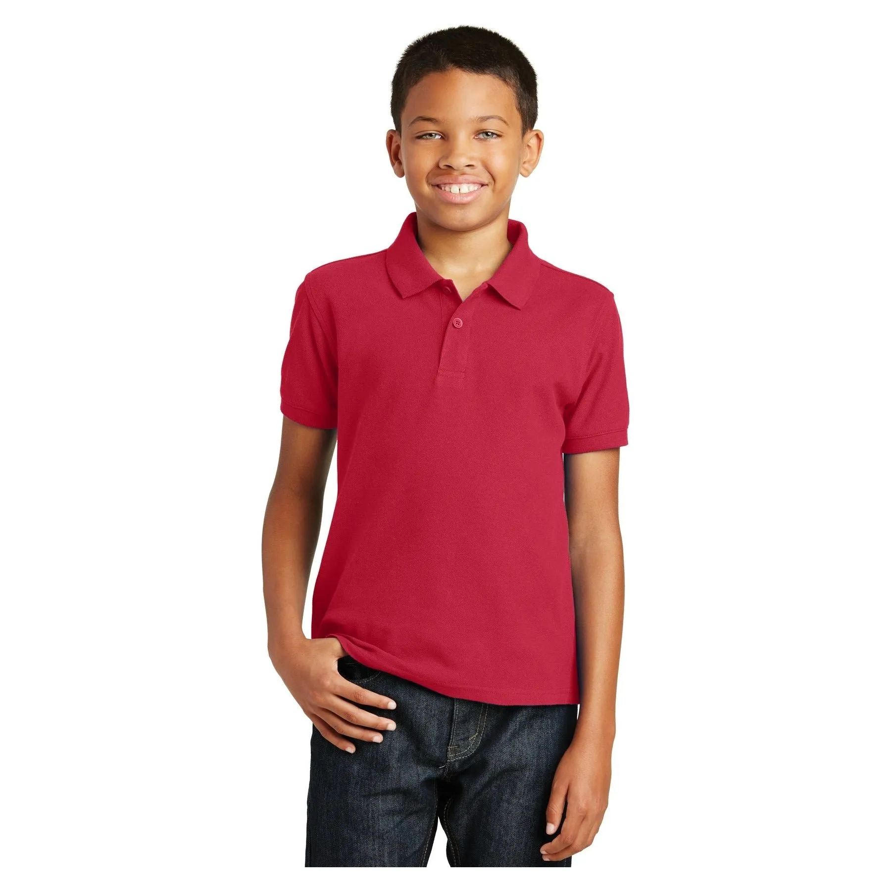 Port Authority ®  Youth Core Classic Pique Polo. Y100 - Port Authority Y100