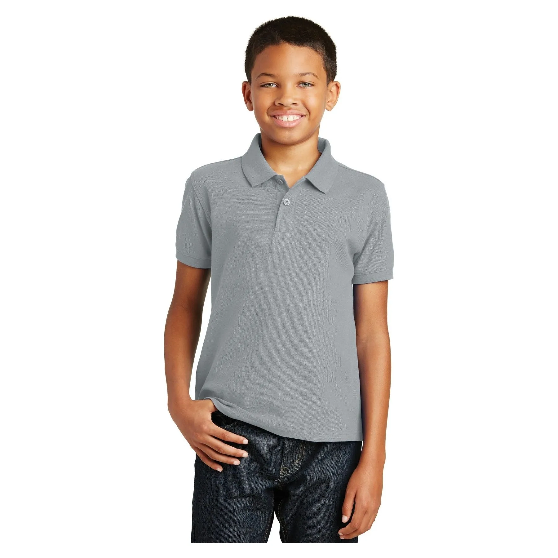 Port Authority ®  Youth Core Classic Pique Polo. Y100 - Port Authority Y100