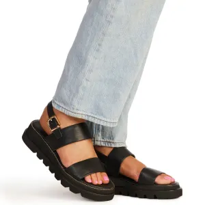 Portia Sandal | Black Calf